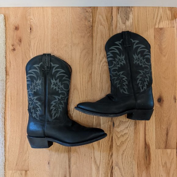 Men's Tony Lama Segar black boot #7900 - Picture 11 of 11